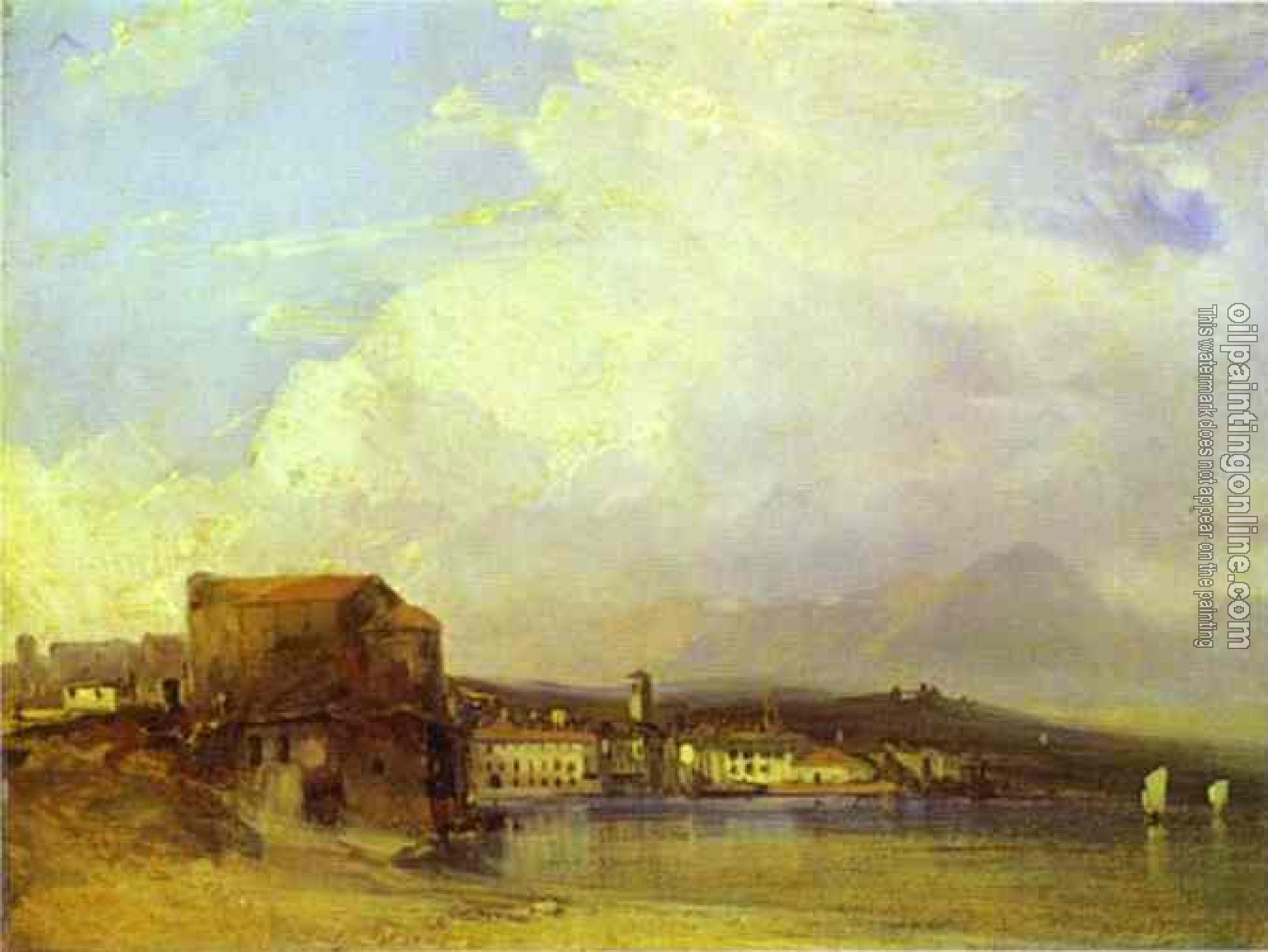 Richard Parkes Bonington - Lake Lugano